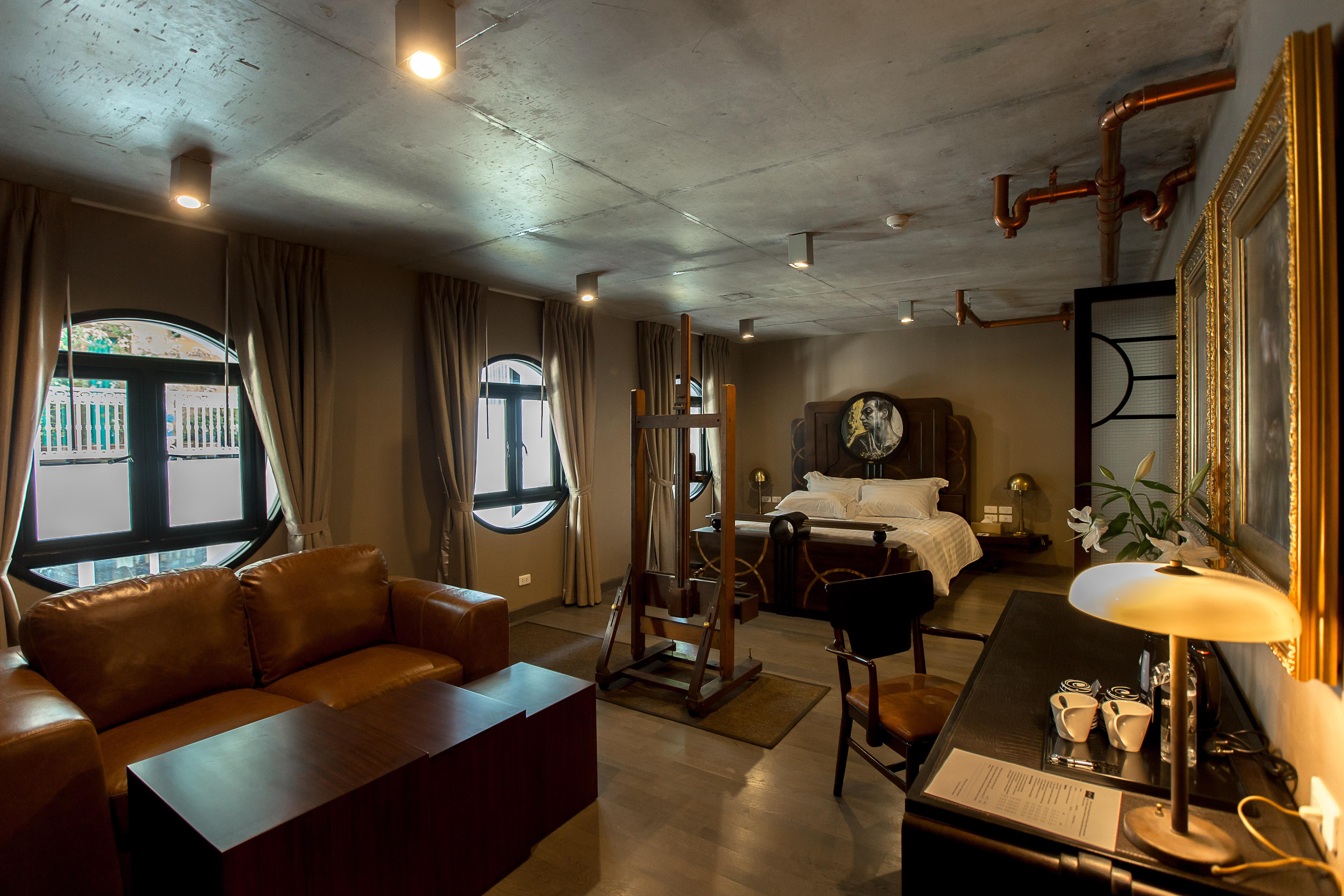 Art Mai Gallery Nimman Hotel Čiang Mai Exteriér fotografie The interior of a room at the hotel