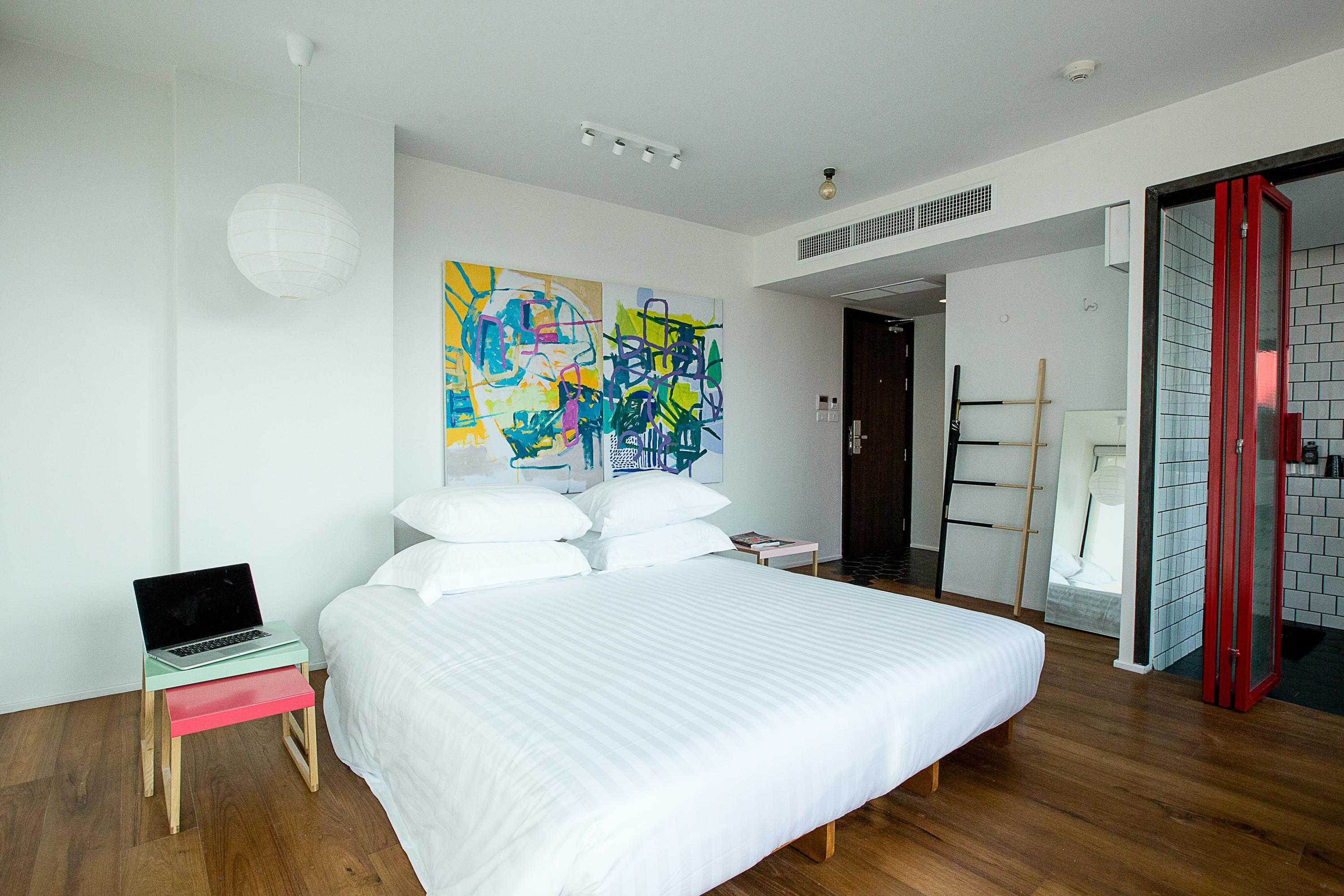 Art Mai Gallery Nimman Hotel Čiang Mai Exteriér fotografie A room at the Hotel